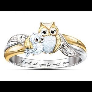 🆕Owl jewelry man and woman finger ring 💕